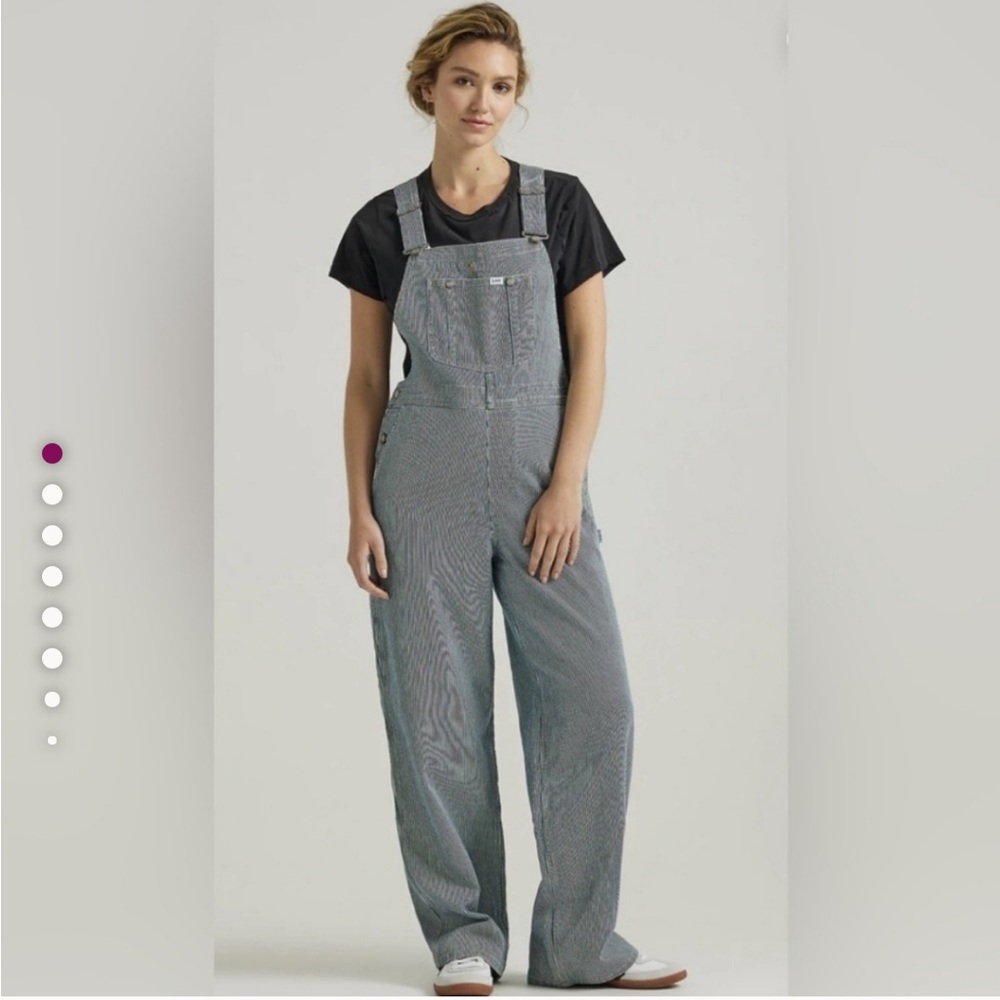 NWT Lee Overalls Pinstripe